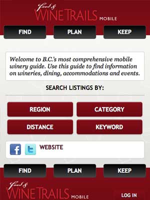 Food and Wine Trails Mobile Guide